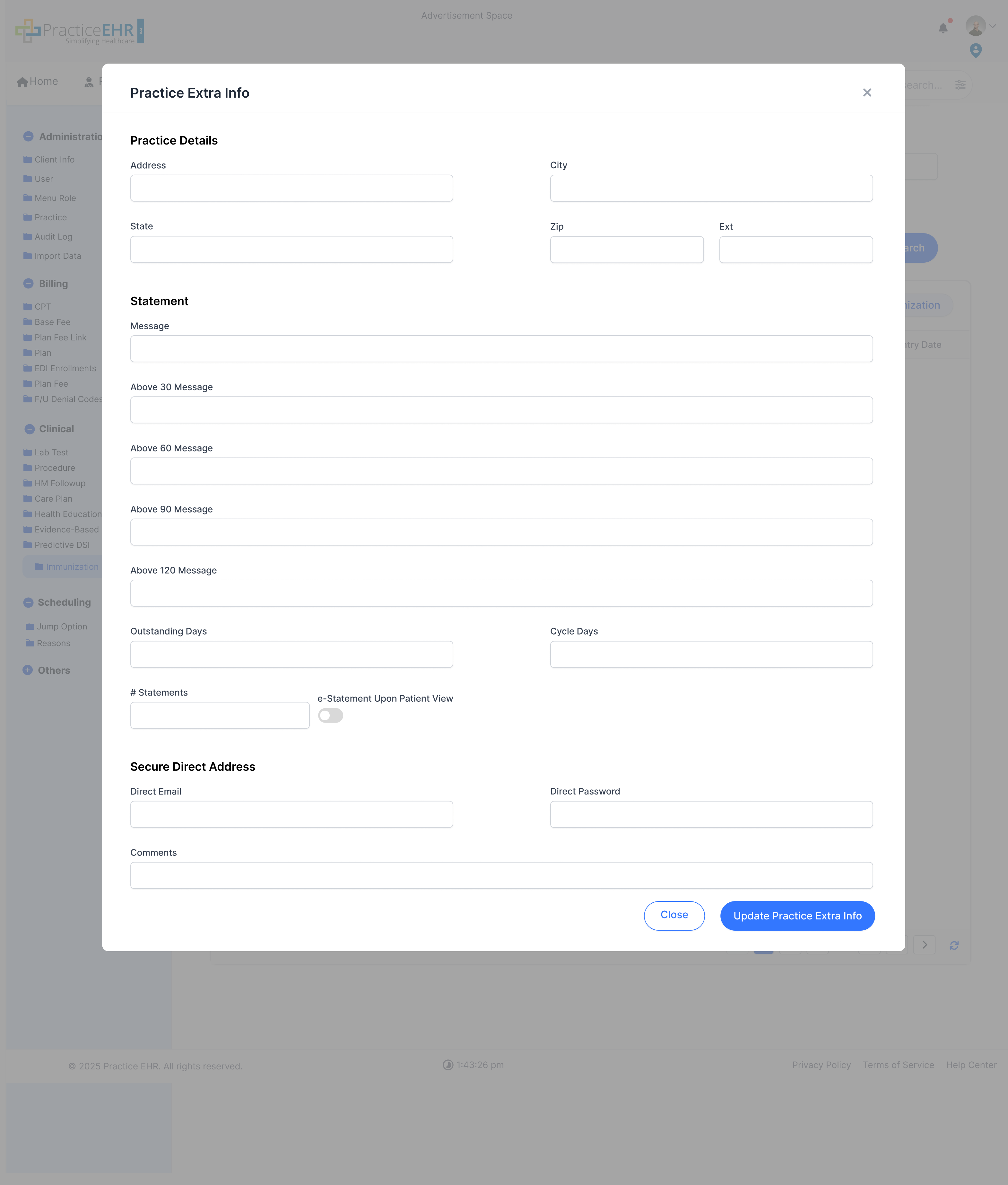 Practice extra info image